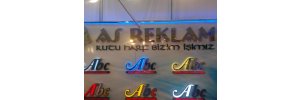 AS REKLAM Krom harf kutu harf imalatı Konya